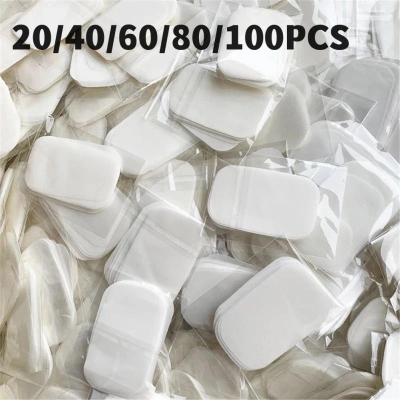 Eva Foam Sheet - 20/50/60/80/100 قطعة/مجموعة مناديل صابون محمولة لغسل