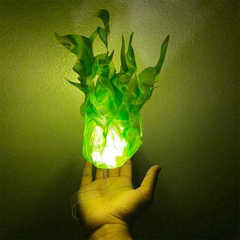 Cosplay Prop Building - كرة نار عائمة للهالوين، تأثير نار