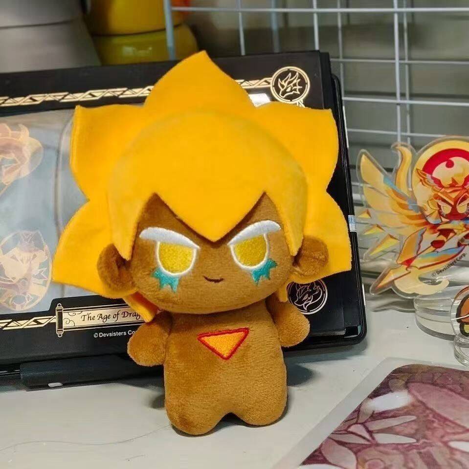 Cosplay Plushie Prop - دمية محشوة على شكل بسكويت الجبن