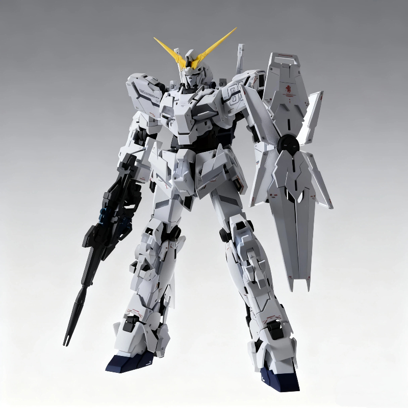 مجسم شخصية يونيكورن غاندام من  - مراجعة Bandai Gundam Hg وسعره