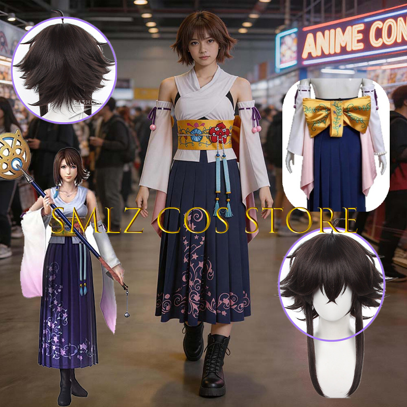 زي تنكري نسائي Smlz FFX يونا م - مراجعة Prop For Cosplay وسعره