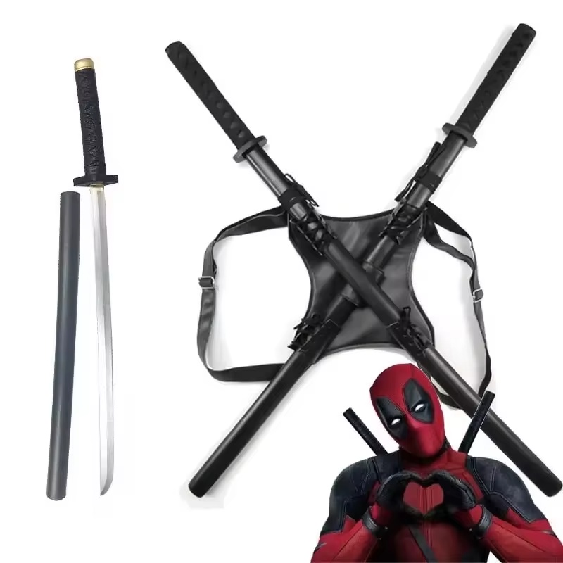 2025 جديد 61 سنتيمتر ديدبول كا - مراجعة Cosplay Prop Katana وسعره