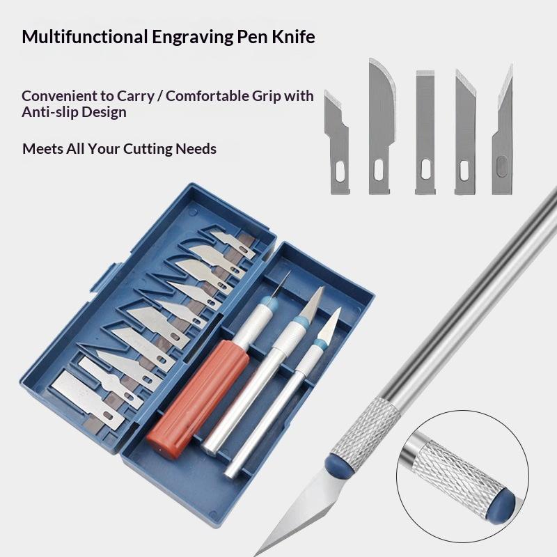 مجموعة سكاكين حرفية متعددة الو - مراجعة Craft Knife Set وسعره
